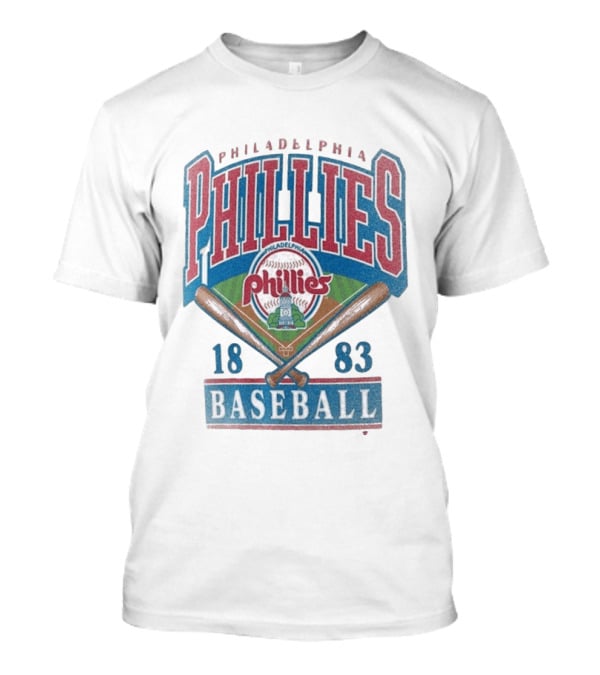 Philadelphia Phillies 1883 Baseball Vintage Style Big & Tall T-Shirt