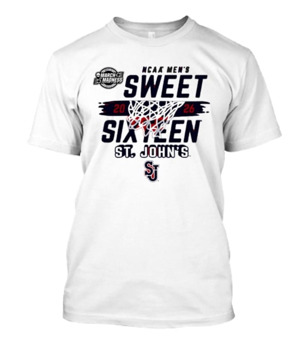 NCAA Men's Sweet Sixteen 2026 St. John's Basketball Bound T-Shirt