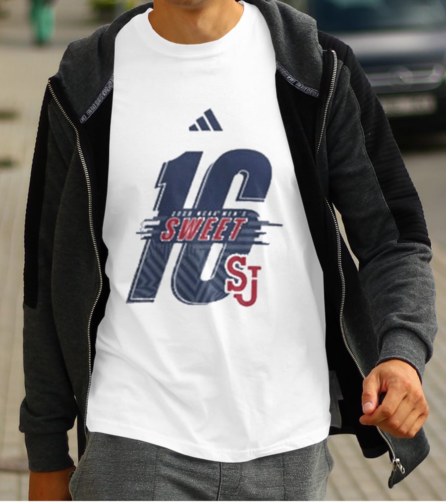 St. John's University Men's Basketball Sweet 16 SJ 2026 T-Shirt