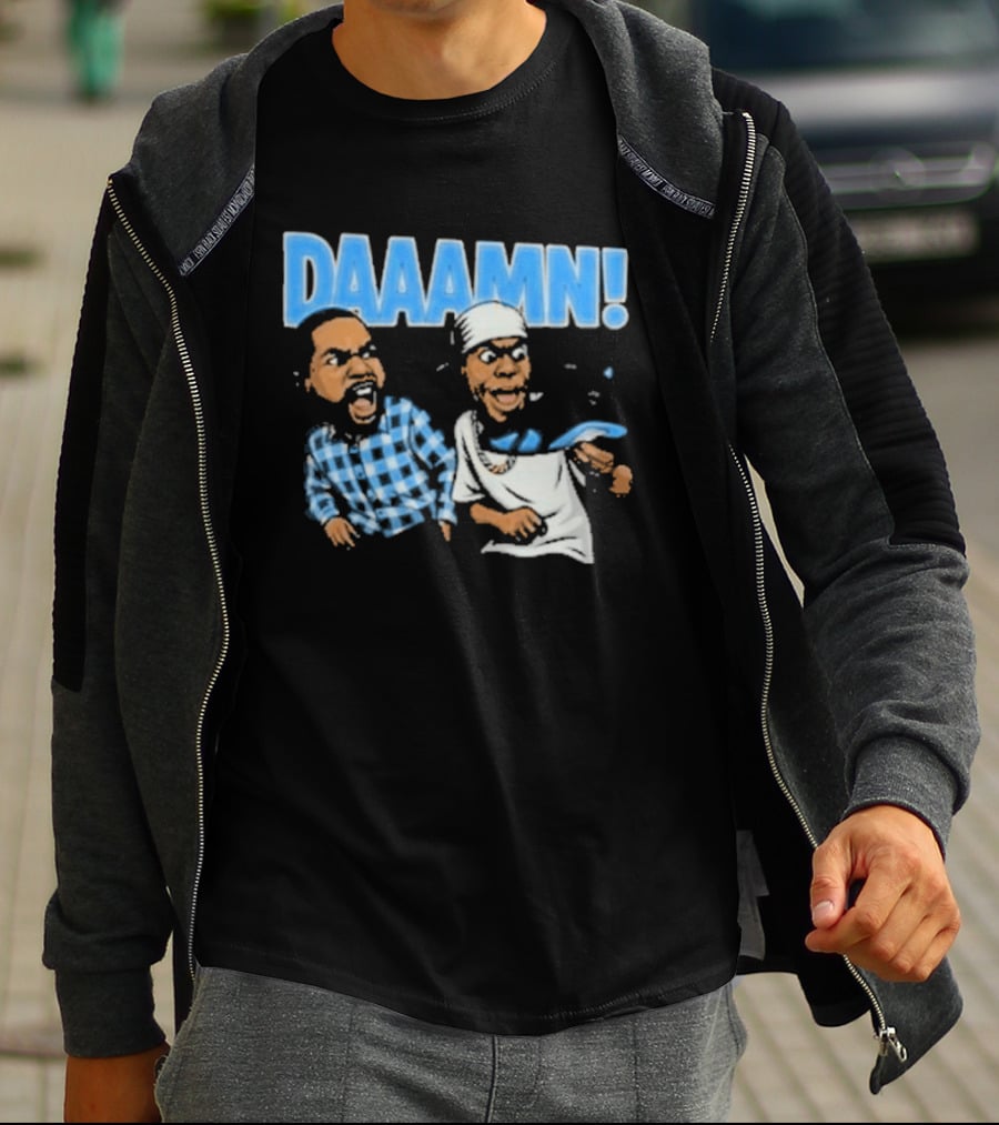 University Blue Daaamn Chris Smokey Comedy Movie Scene T-Shirt