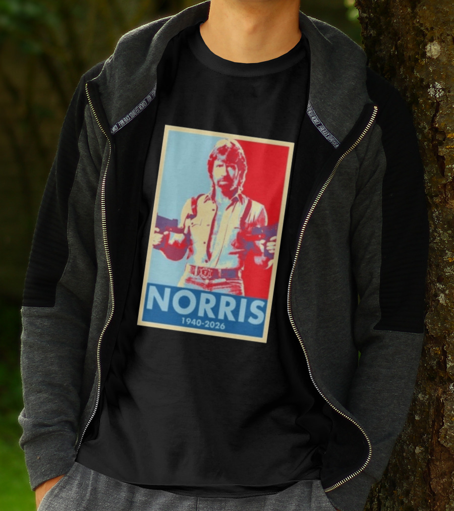 Norris 1940 2026 Retro Tribute With Dual Pistols T-Shirt