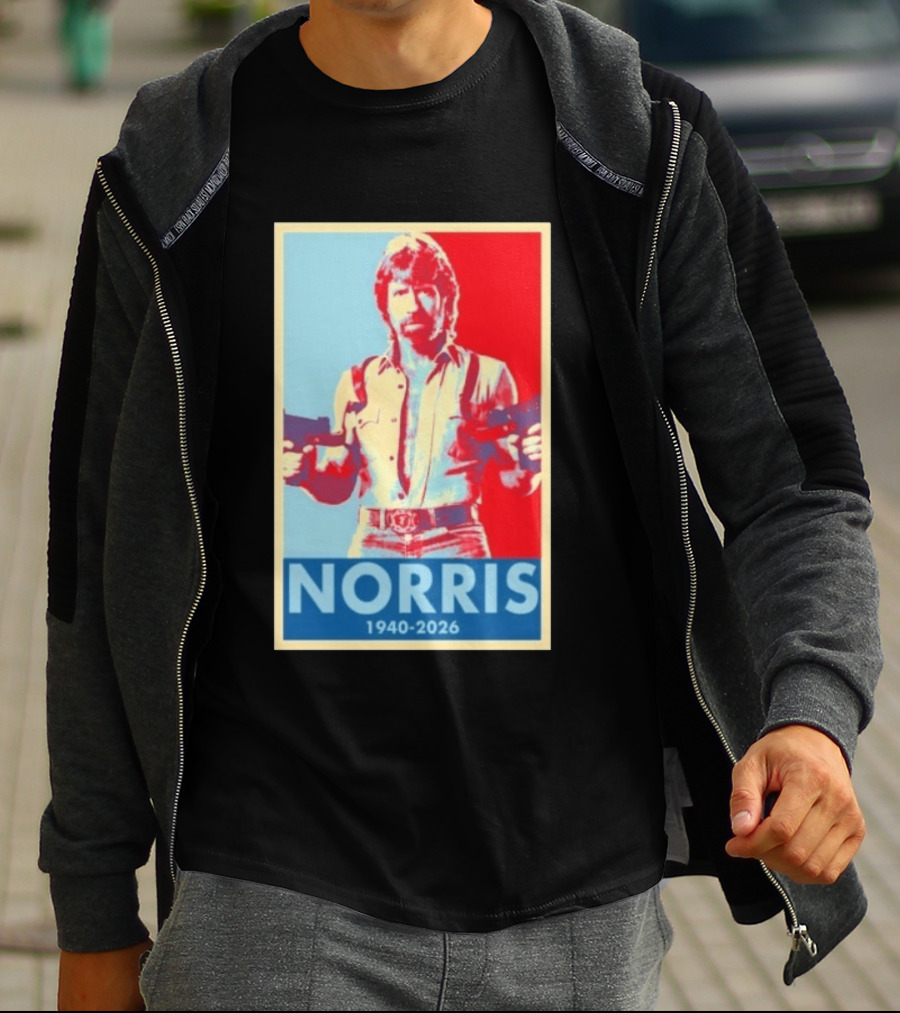 Norris 1940 2026 Retro Tribute With Dual Pistols T-Shirt