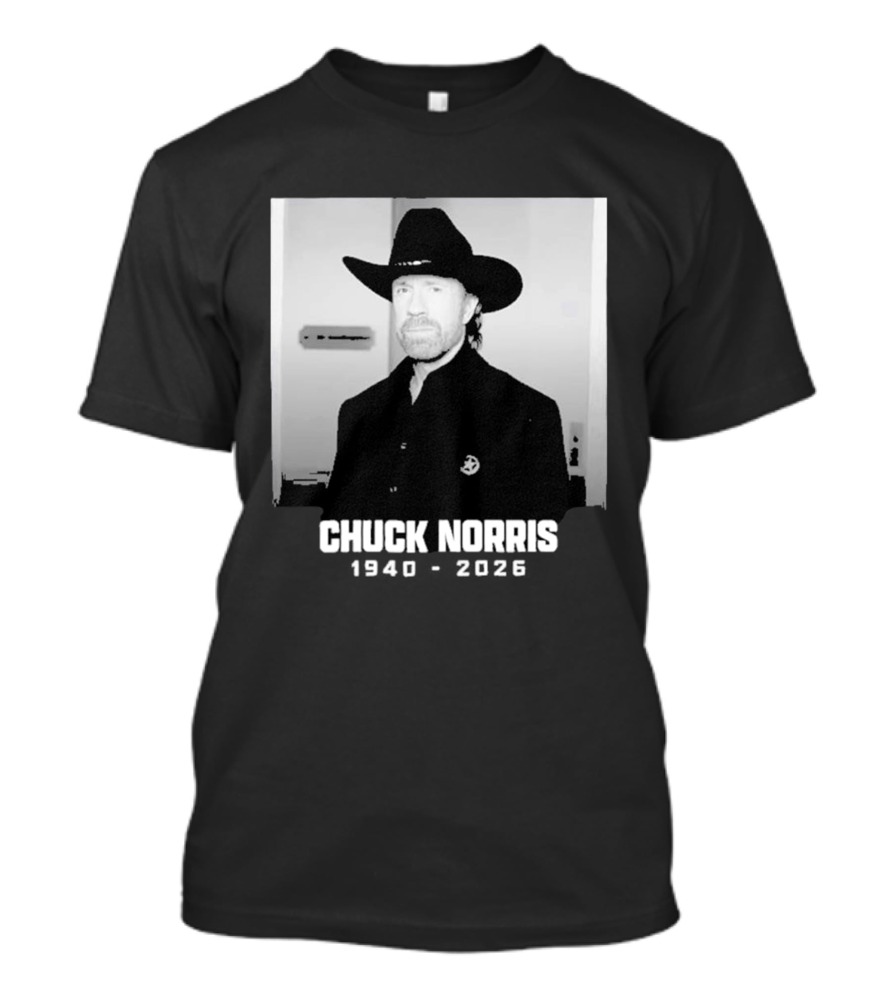 Chuck Norris Rest In Peace 2026 Cowboy Hat T-Shirt