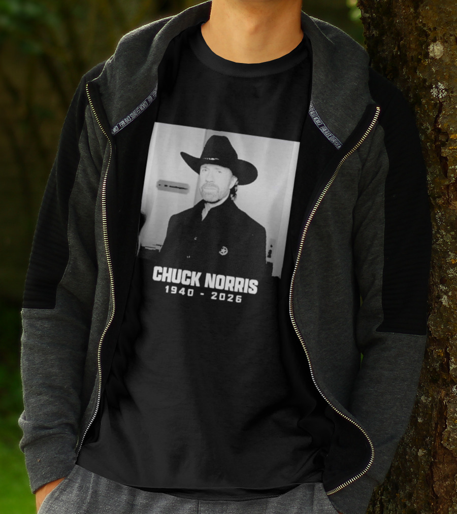 Chuck Norris Rest In Peace 2026 Cowboy Hat T-Shirt