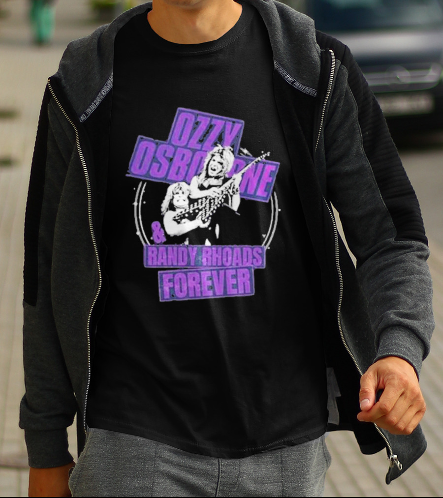 Ozzy Osbourne Randy Rhoads Forever Purple T-Shirt