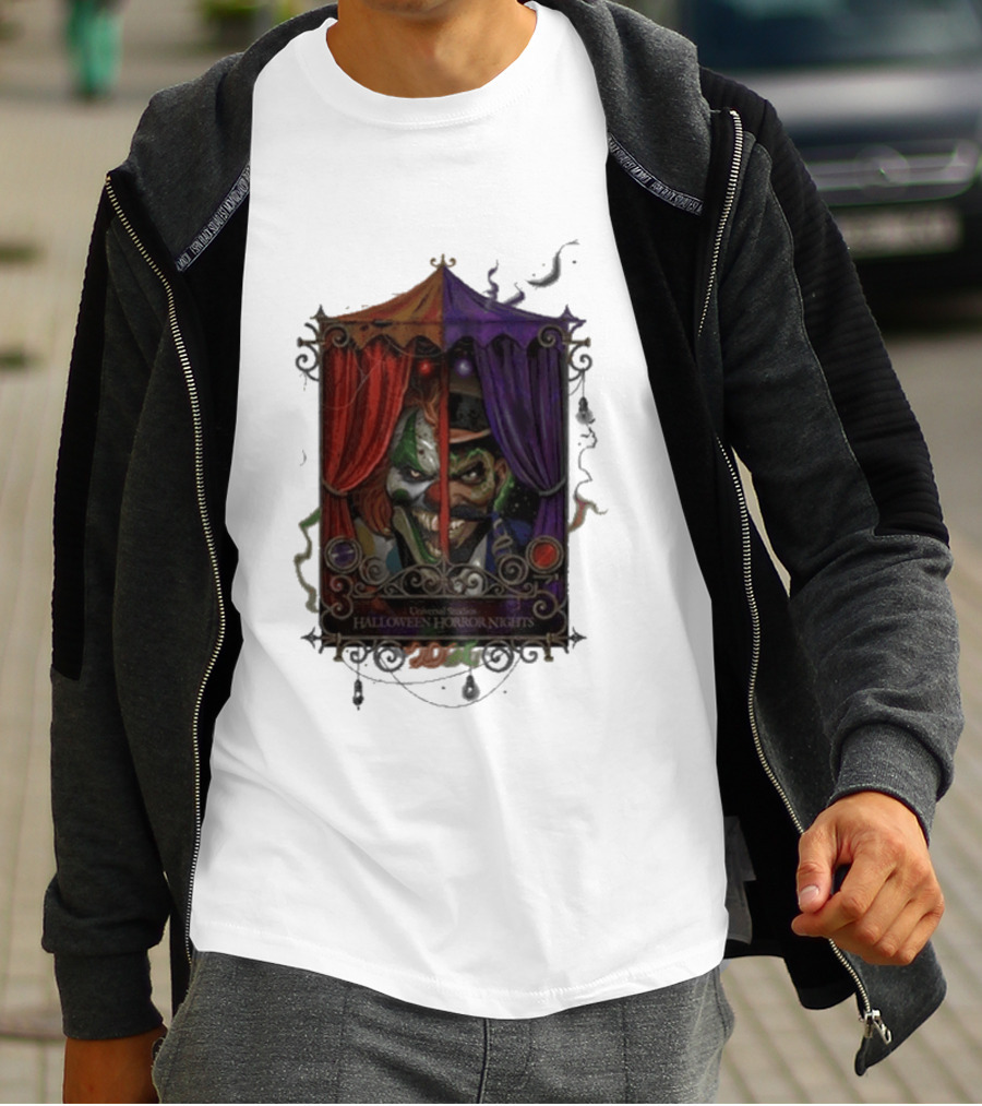 Universal Studios Halloween Horror Nights 2026 Dark Carnival Clown T-Shirt