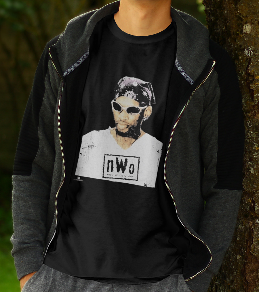 Dennis Rodman NWO New World Order Snow Wash T-Shirt