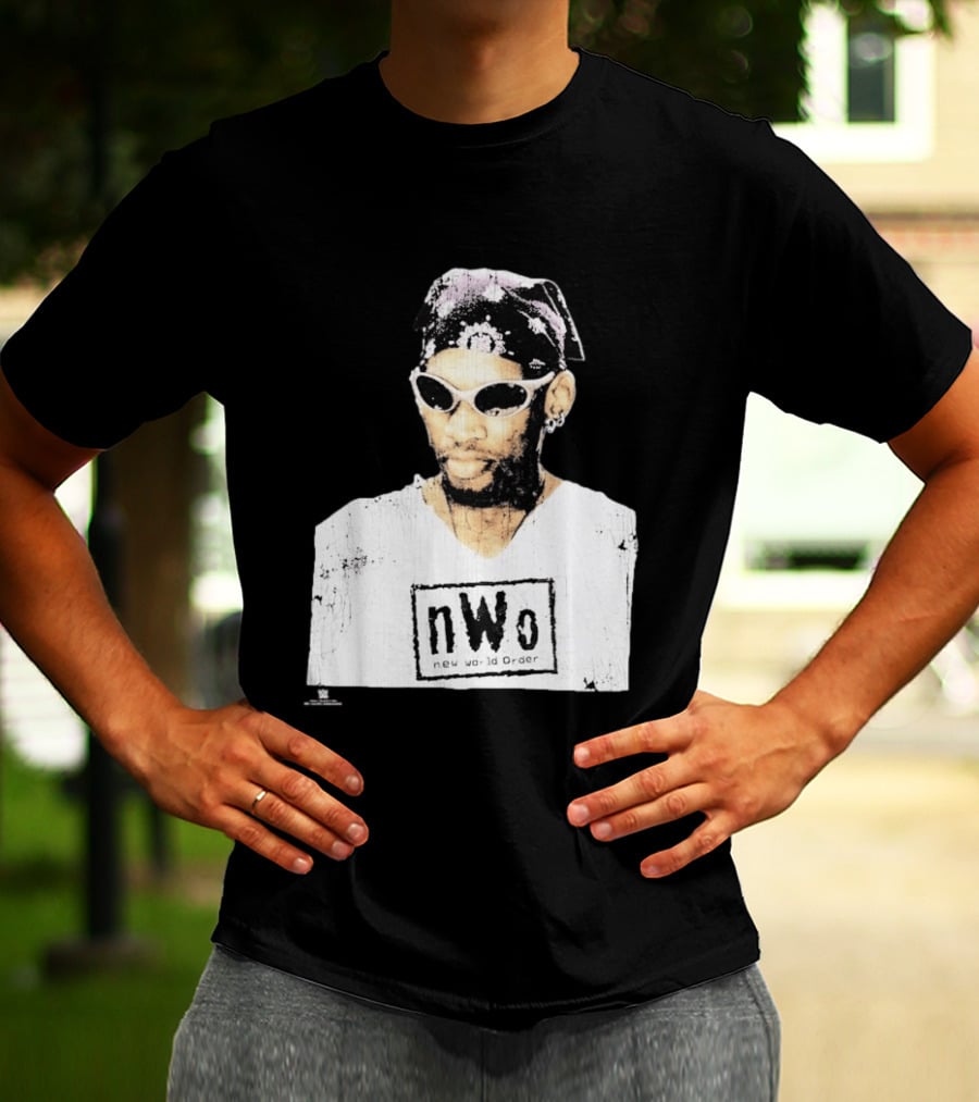Dennis Rodman NWO New World Order Snow Wash T-Shirt