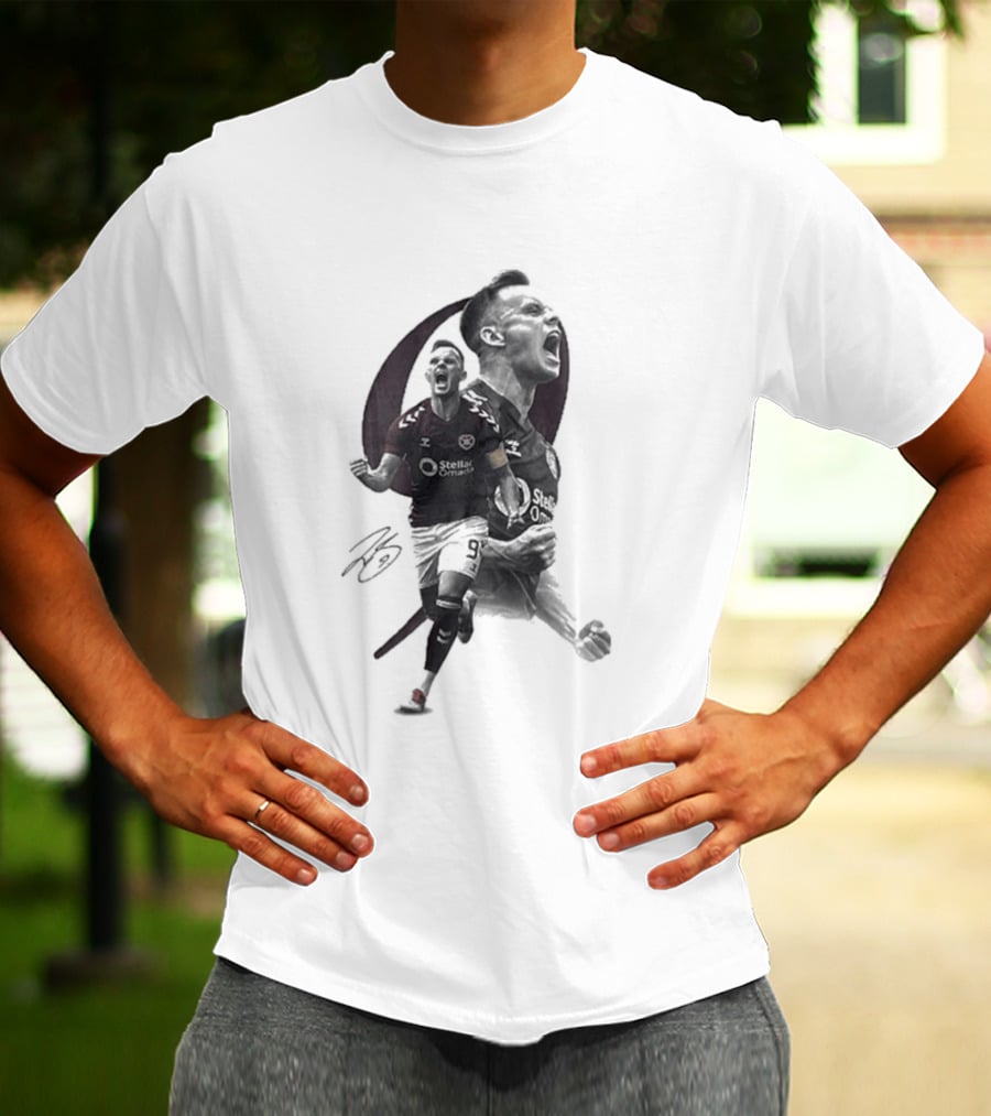 Shankland Series 1 Footballer Celebration Pose T-Shirt