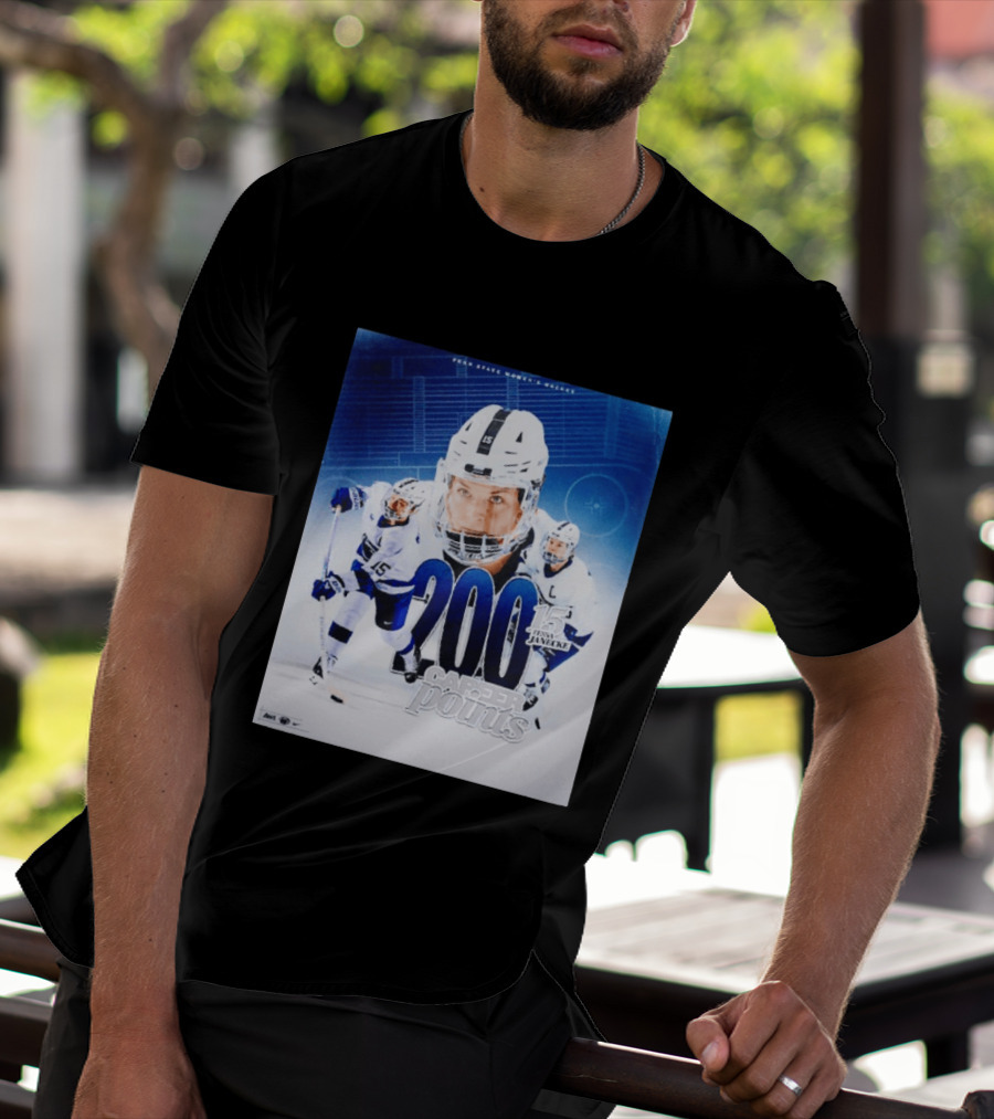 Penn State Women's Hockey Tessa Janecke 200 Career Points T-Shirt