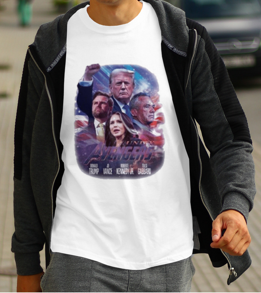 Unity Avengers Trump Vance Kennedy Jr Tulsi Gabbard T-Shirt