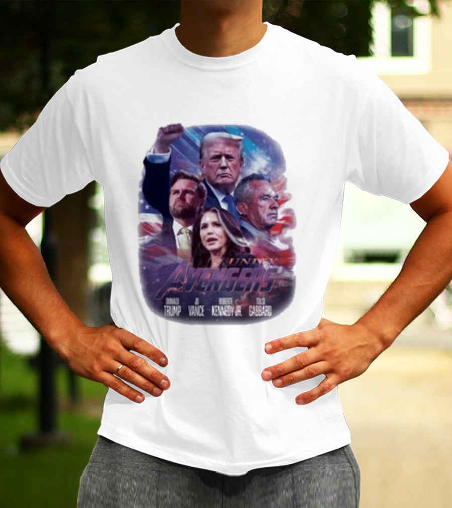 Unity Avengers Trump Vance Kennedy Jr Tulsi Gabbard T-Shirt
