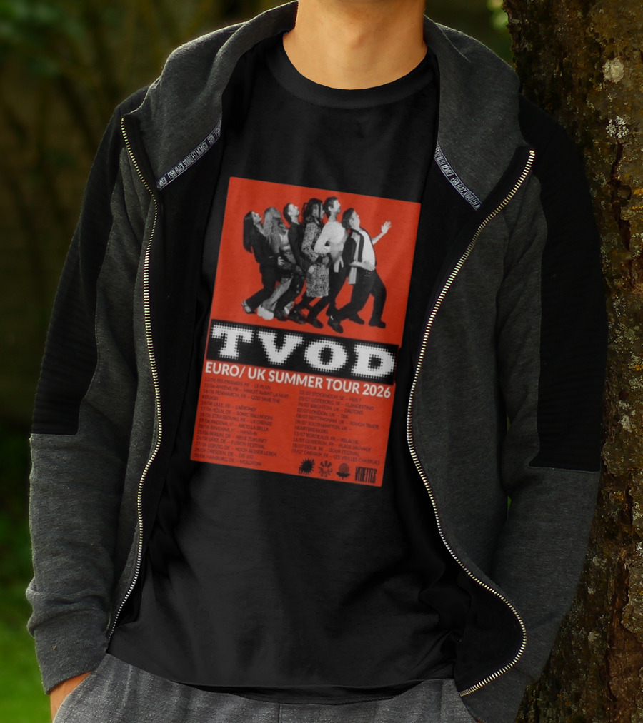 TVOD Euro UK Summer Tour 2026 Concert Dates And Cities T-Shirt
