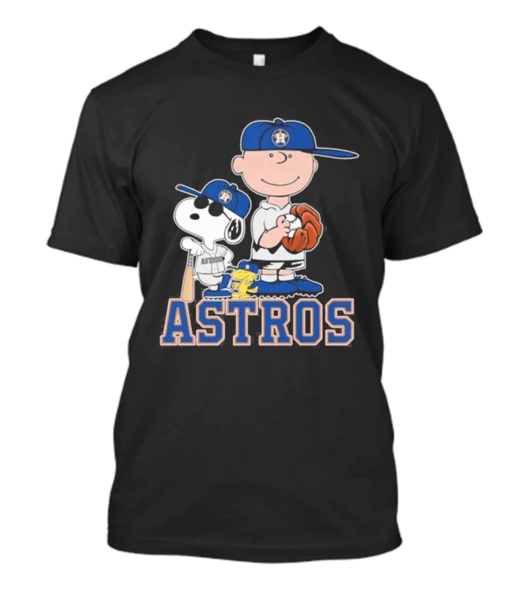Snoopy Brown Astros Baseball 2026 T-Shirt