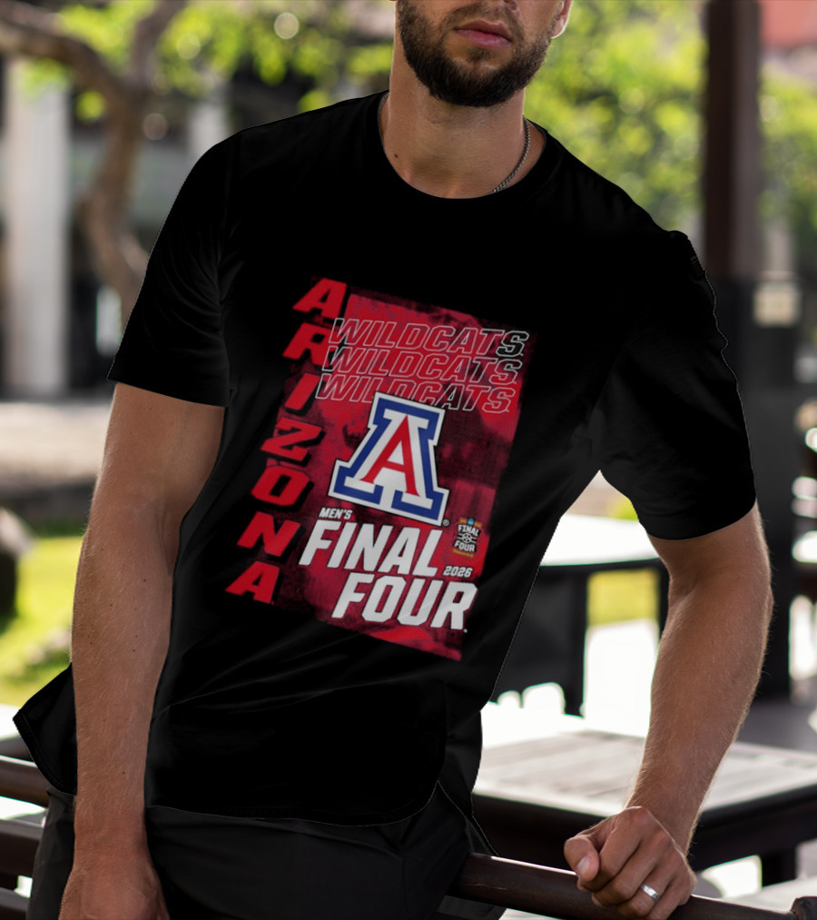 Arizona Wildcats 2026 Men's NCAA Final Four Basketball Tournament T-Shirt