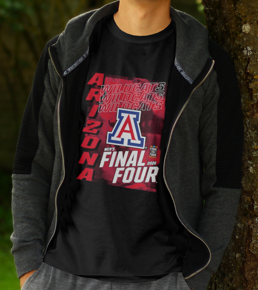 Arizona Wildcats 2026 Men's NCAA Final Four Basketball Tournament T-Shirt