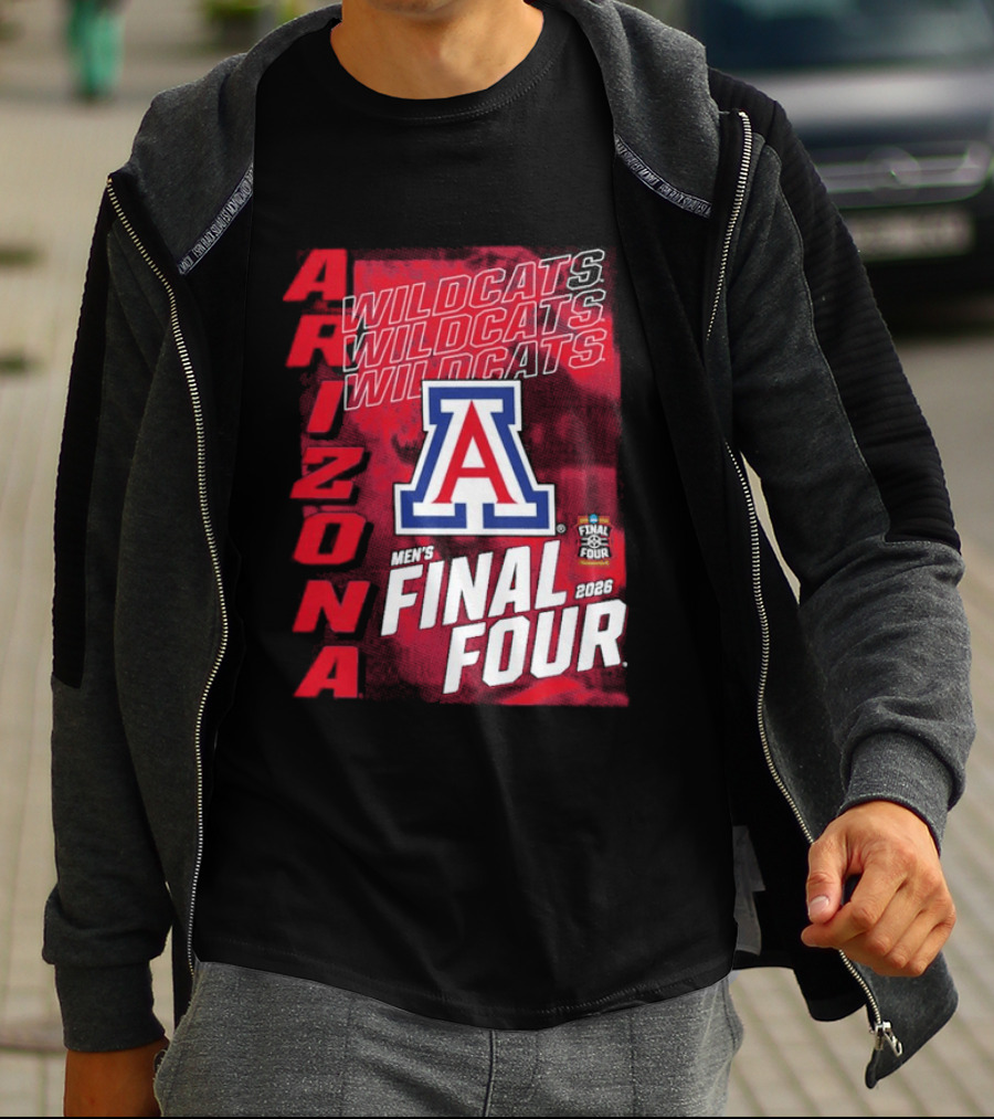 Arizona Wildcats 2026 Men's NCAA Final Four Basketball Tournament T-Shirt