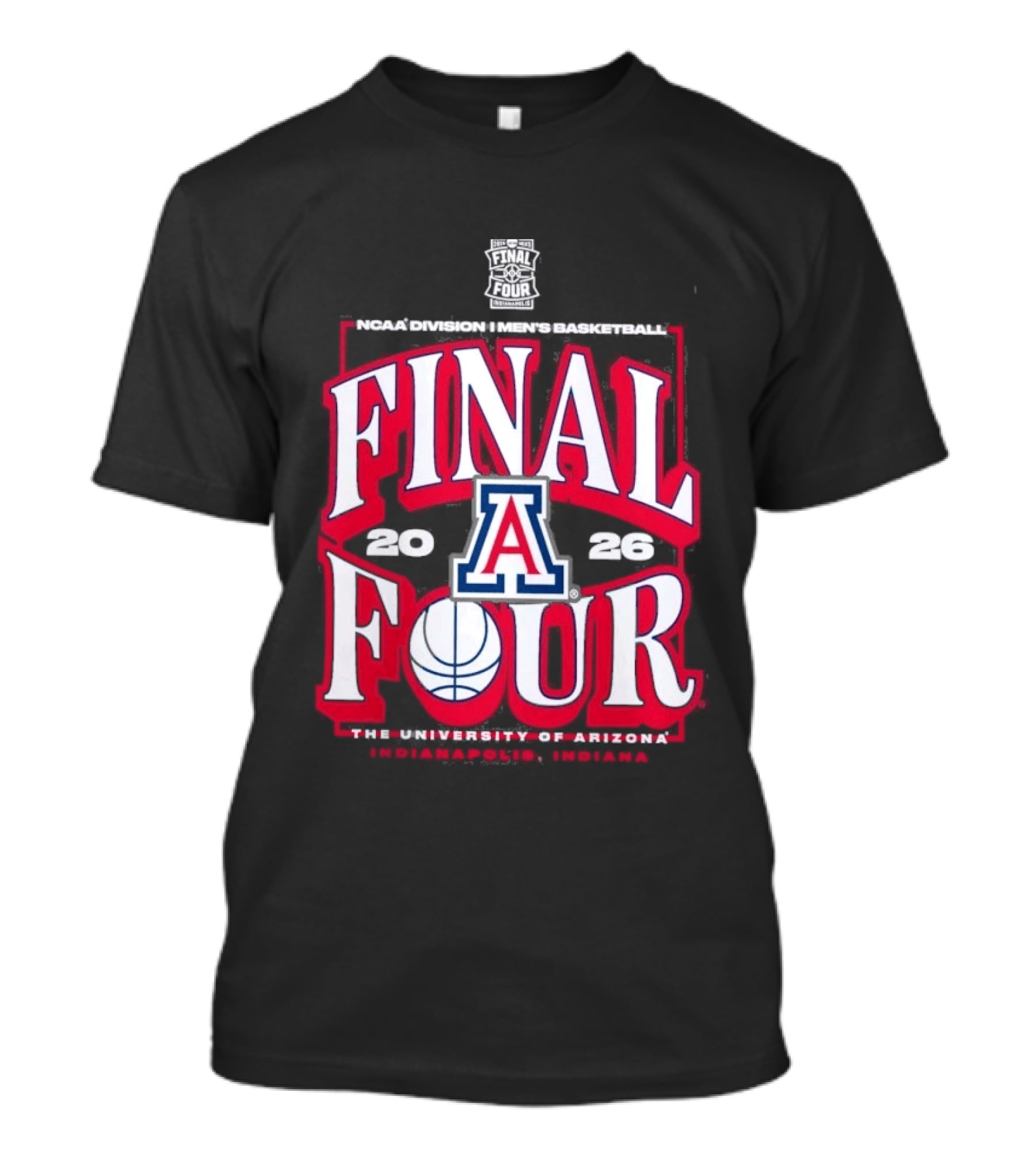 Arizona Wildcats 2026 NCAA Final Four March Madness Basketball Tournament University Of Arizona T-Shirt