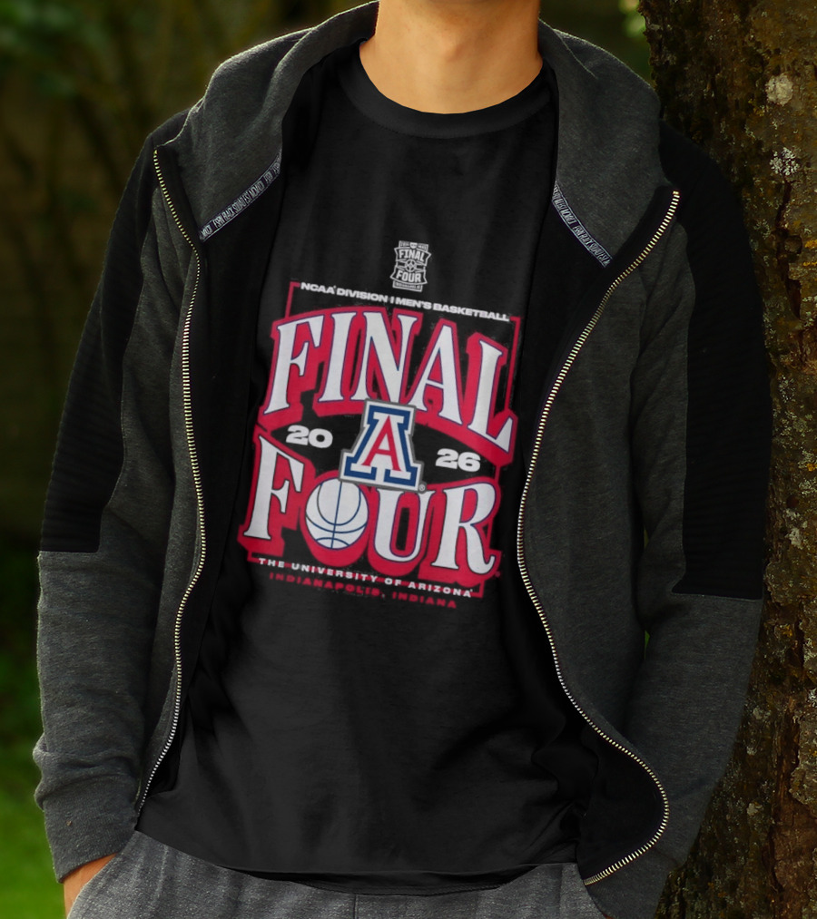 Arizona Wildcats 2026 NCAA Final Four March Madness Basketball Tournament University Of Arizona T-Shirt