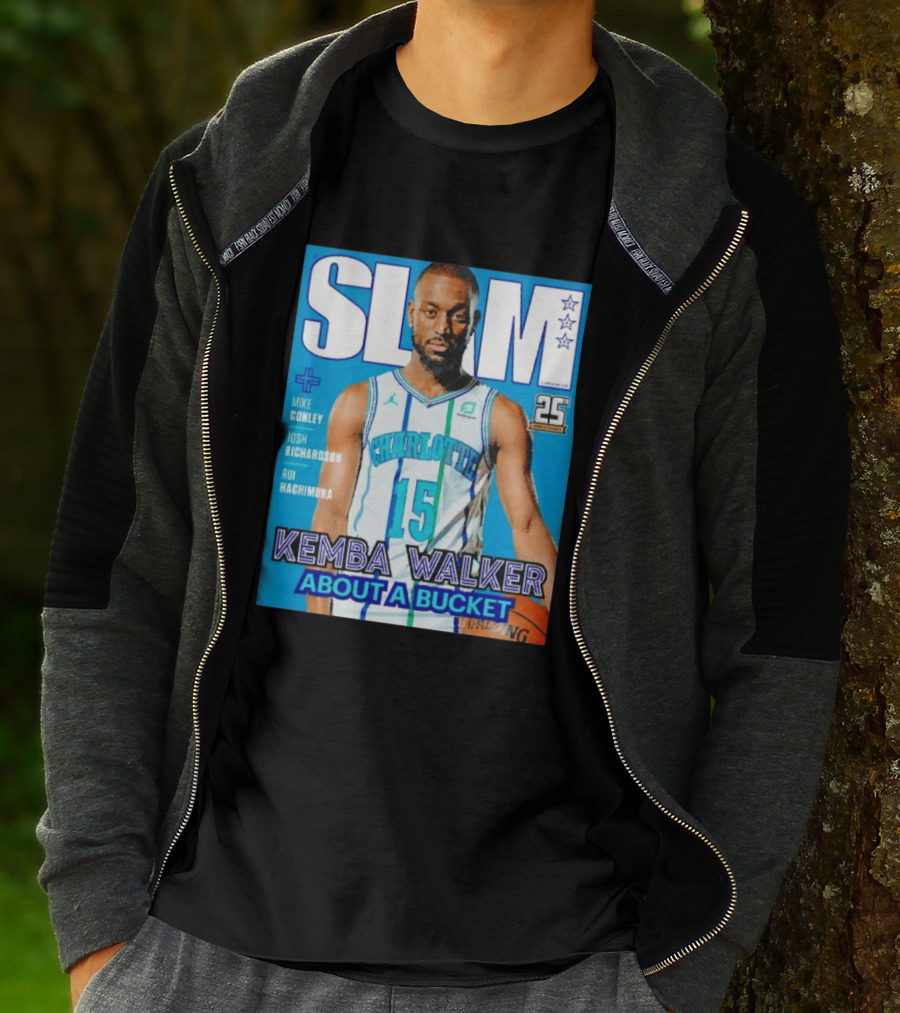 Slam Magazine Kemba Walker Charlotte Hornets About A Bucket Edition T-Shirt