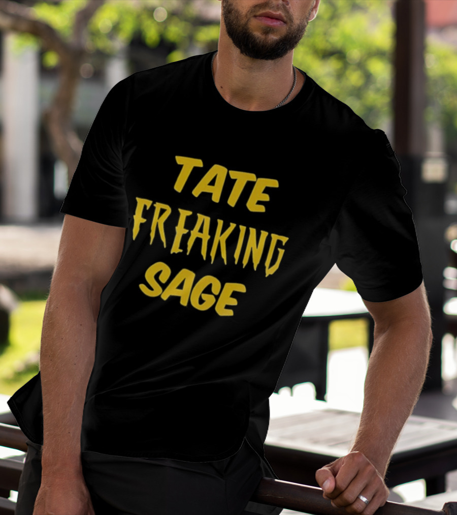Tate Freaking Sage Bold Yellow T-Shirt