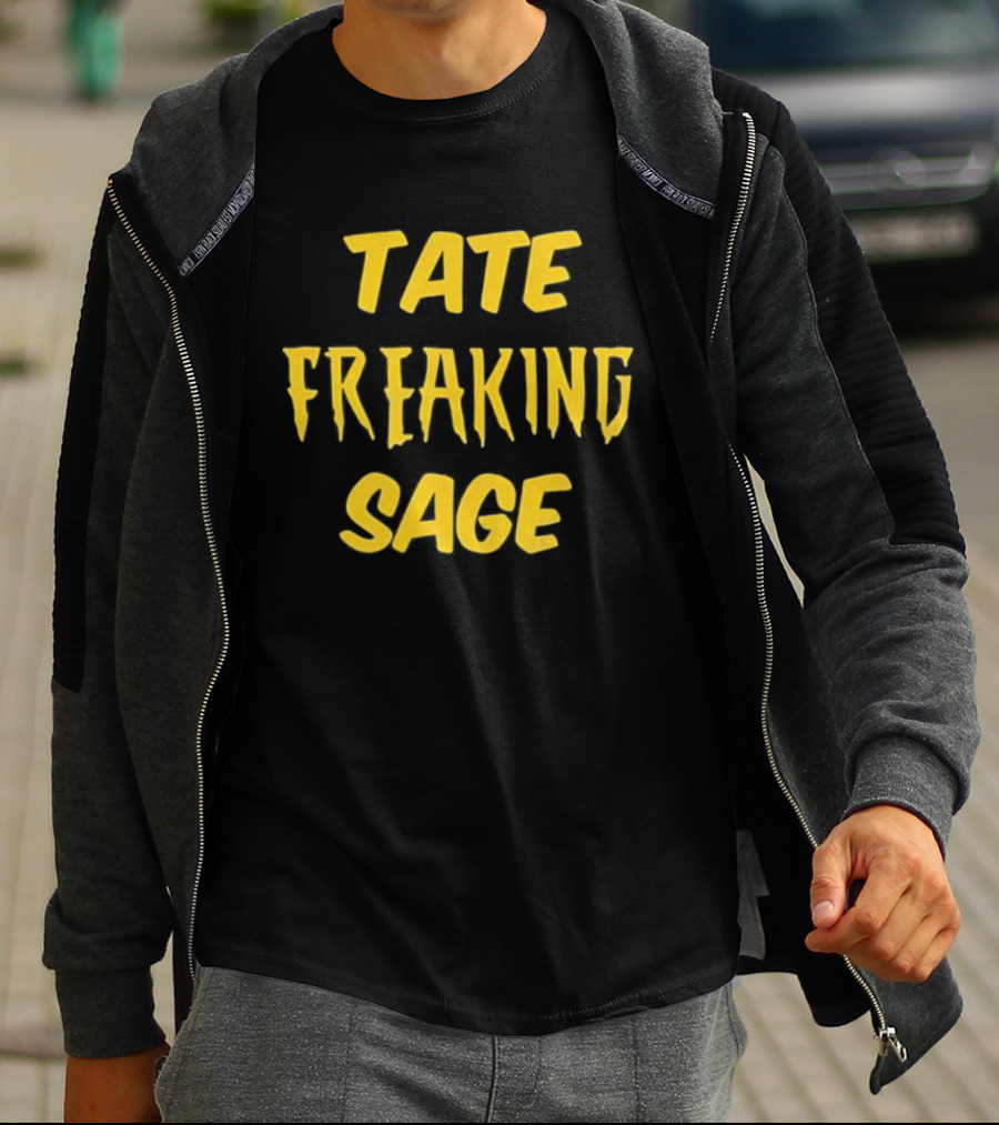 Tate Freaking Sage Bold Yellow T-Shirt