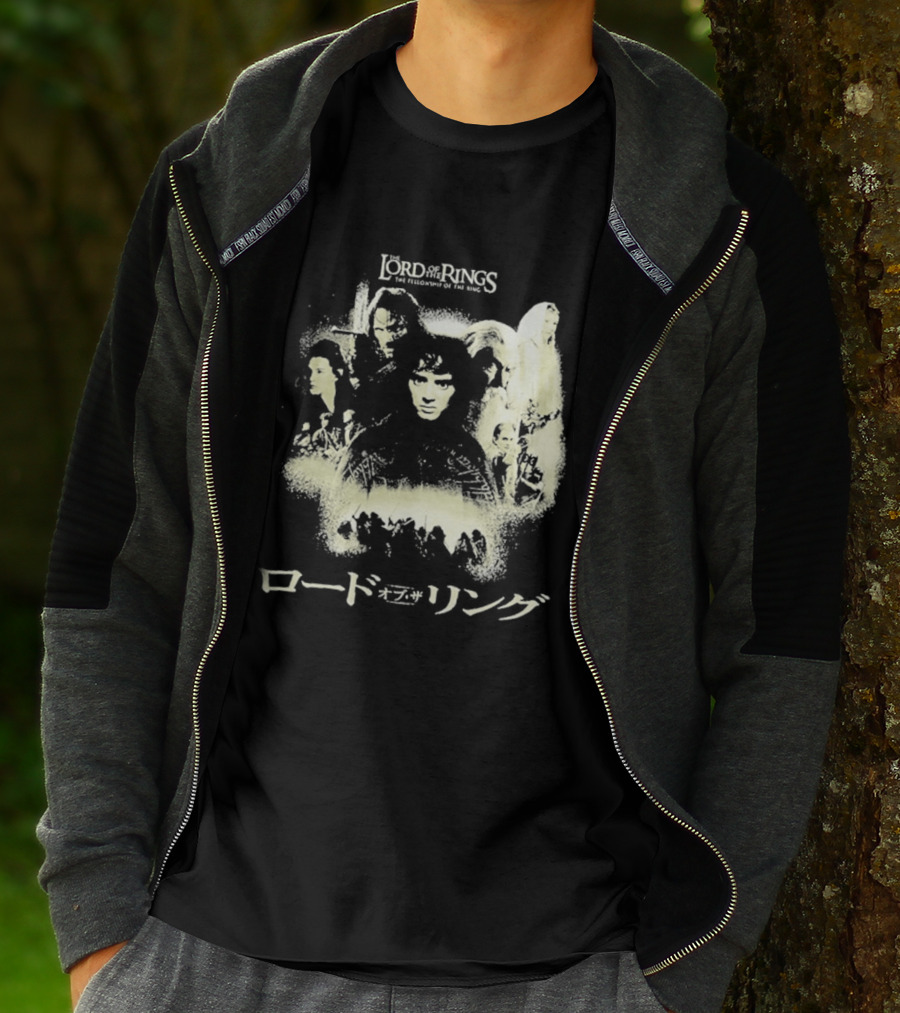 The Lord Of The Rings Fellowship Of The Ring Characters Japanese T-Shirt