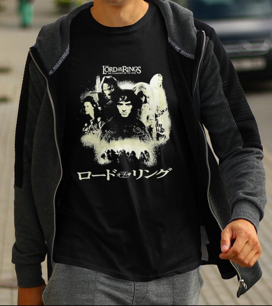 The Lord Of The Rings Fellowship Of The Ring Characters Japanese T-Shirt