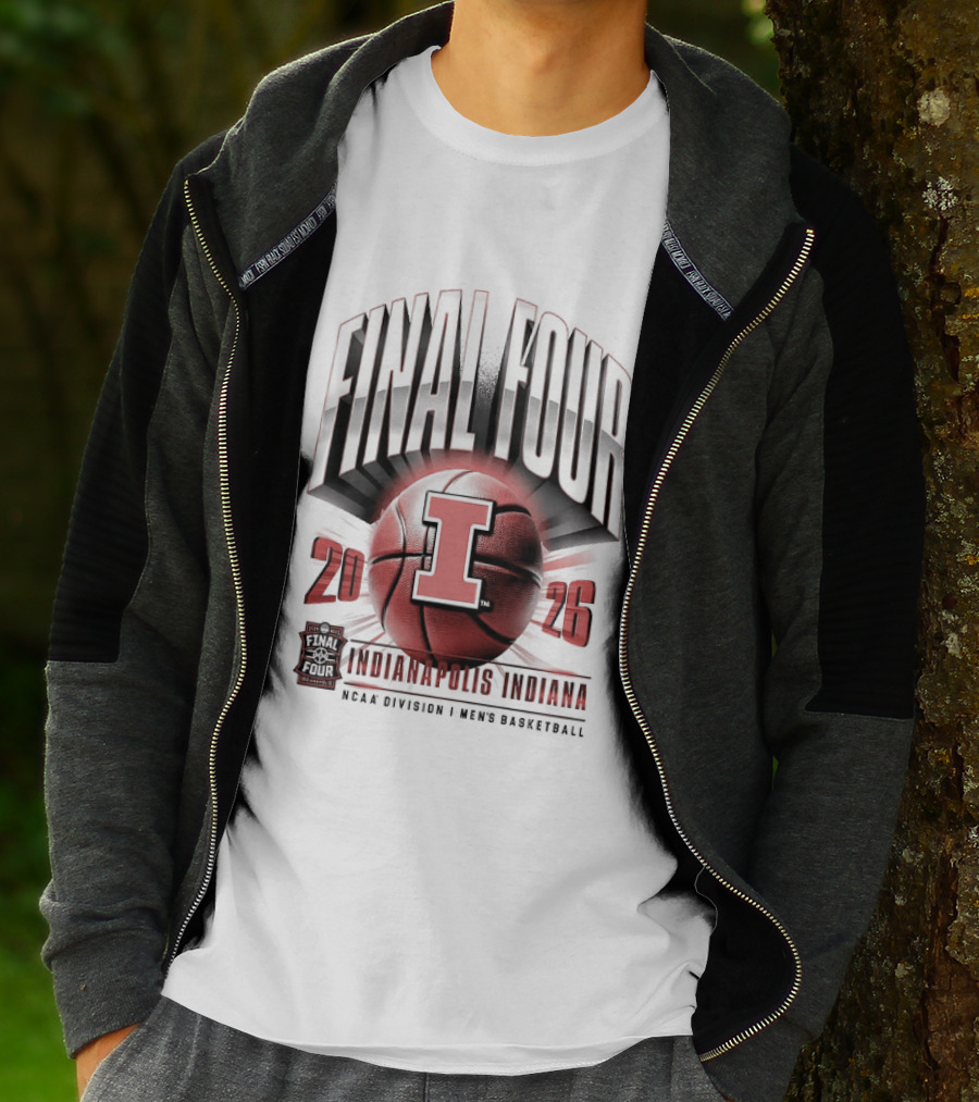 Final Four 2026 Illinois Fighting Illini NCAA Tournament March Madness Indianapolis T-Shirt