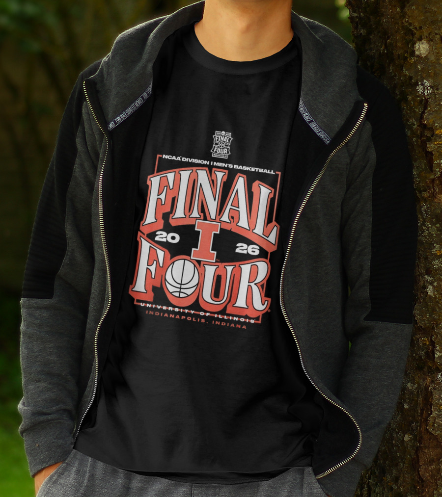 NCAA Division I Men's Basketball Final Four 2026 University Of Illinois Indianapolis T-Shirt