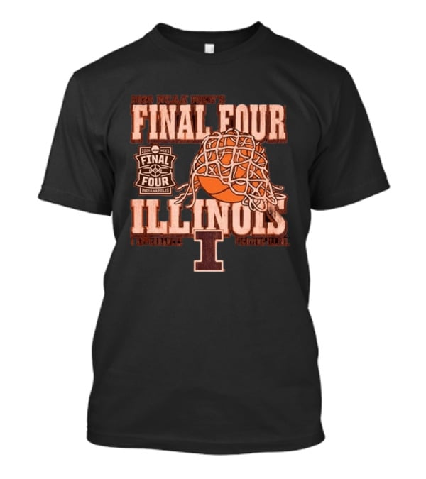 2026 NCAA Men's Final Four Illinois Basketball Indianapolis March Madness T-Shirt