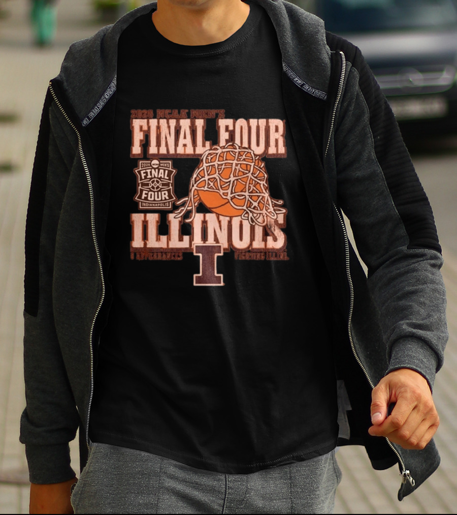 2026 NCAA Men's Final Four Illinois Basketball Indianapolis March Madness T-Shirt