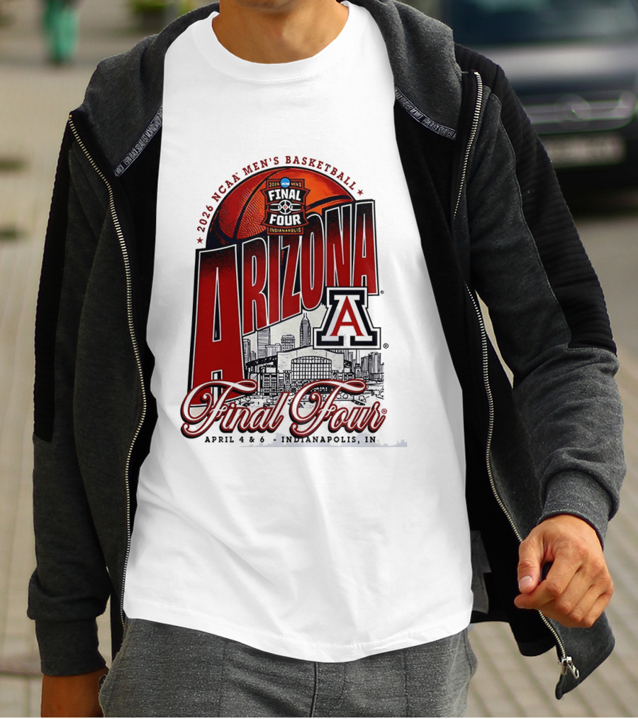 2026 NCAA Men's Basketball Final Four Arizona Wildcats Indianapolis April 4 6 T-Shirt