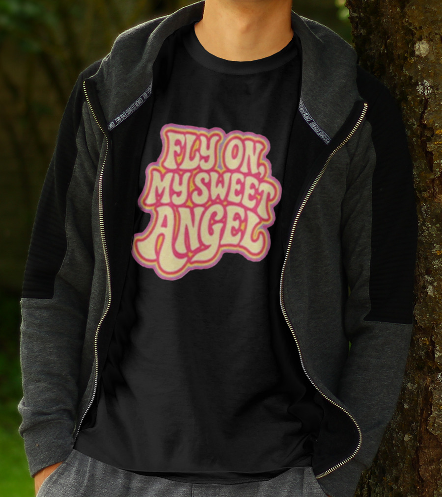 Jimi Hendrix Signed Fly On My Sweet Angel Psychedelic T-Shirt