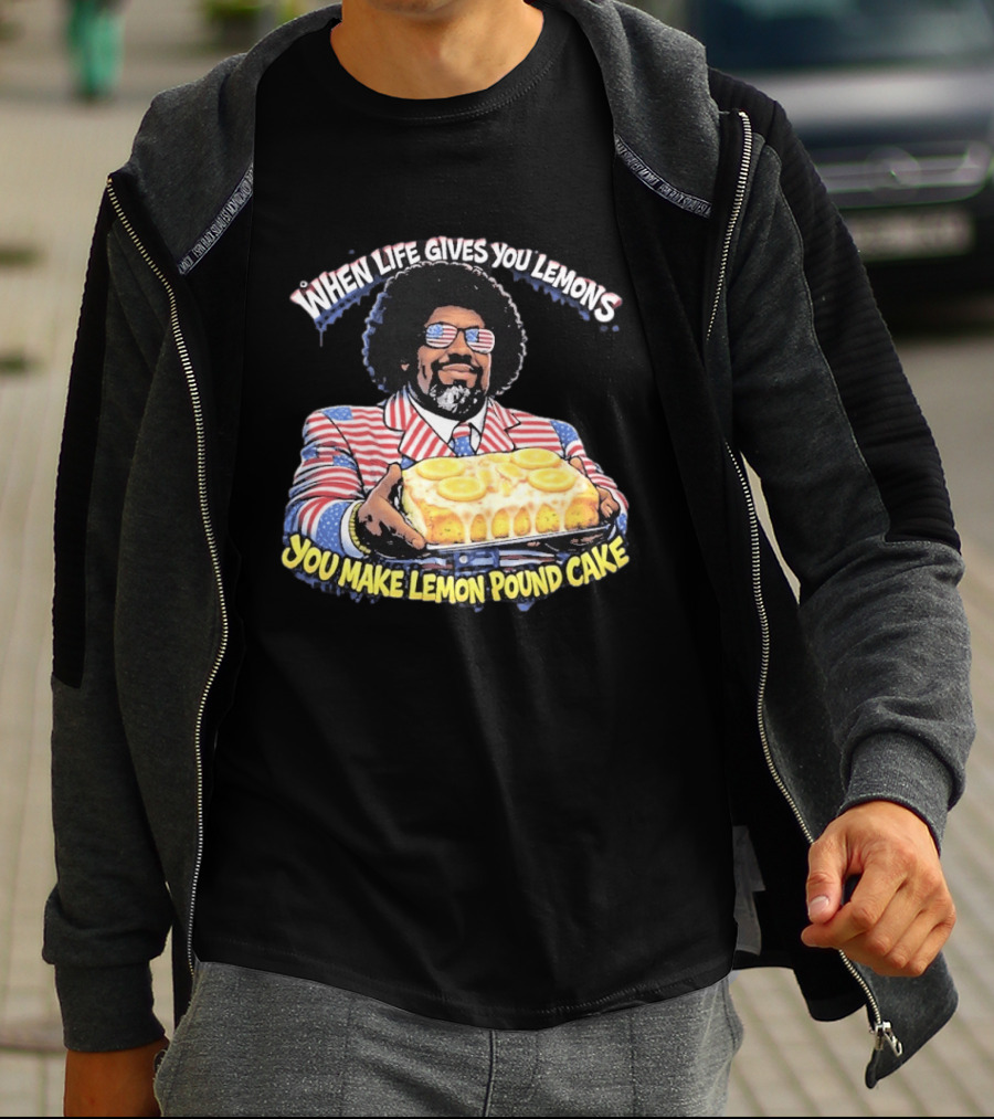 When Life Gives You Lemons You Make Lemon Pound Cake Afroman Case Closed T-Shirt