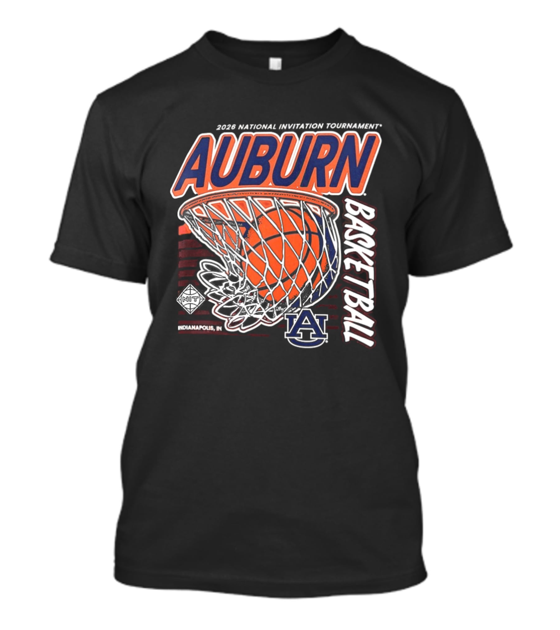 2026 National Invitation Tournament Auburn Basketball Indianapolis T-Shirt