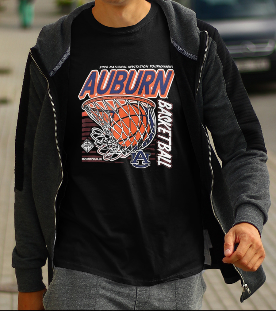 2026 National Invitation Tournament Auburn Basketball Indianapolis T-Shirt