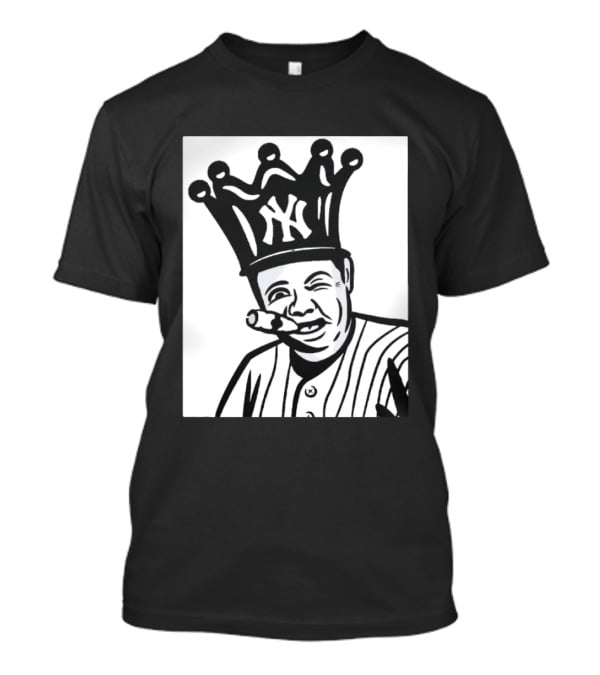 Babe Ruth Cigar Crown NY Yankees Opening Day T-Shirt