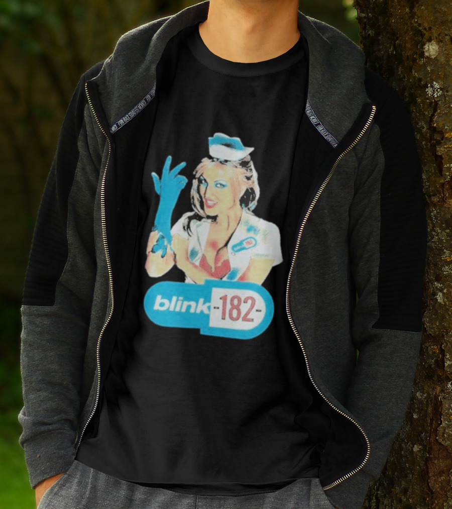 Blink 182 Enema Of The State Nurse Glove T-Shirt