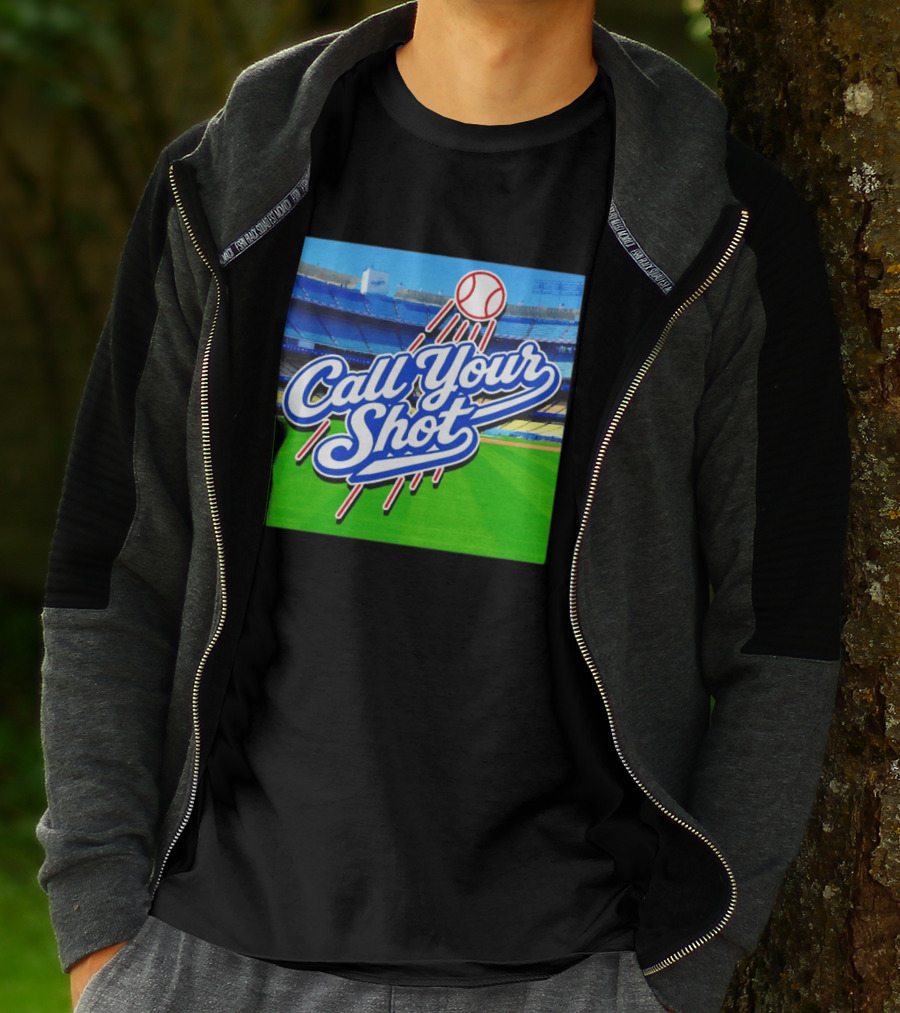 Call Your Shot Los Angeles Dodgers Stadium Baseball T-Shirt