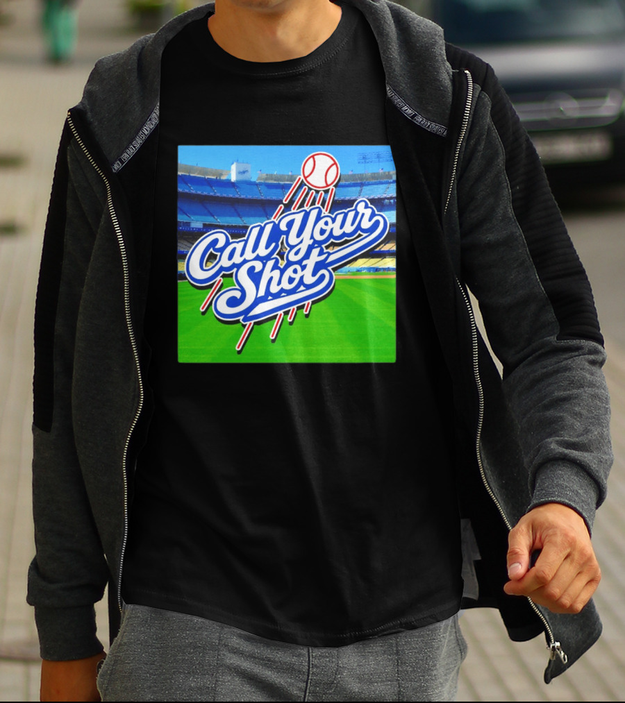 Call Your Shot Los Angeles Dodgers Stadium Baseball T-Shirt