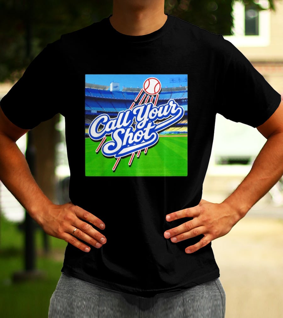 Call Your Shot Los Angeles Dodgers Stadium Baseball T-Shirt