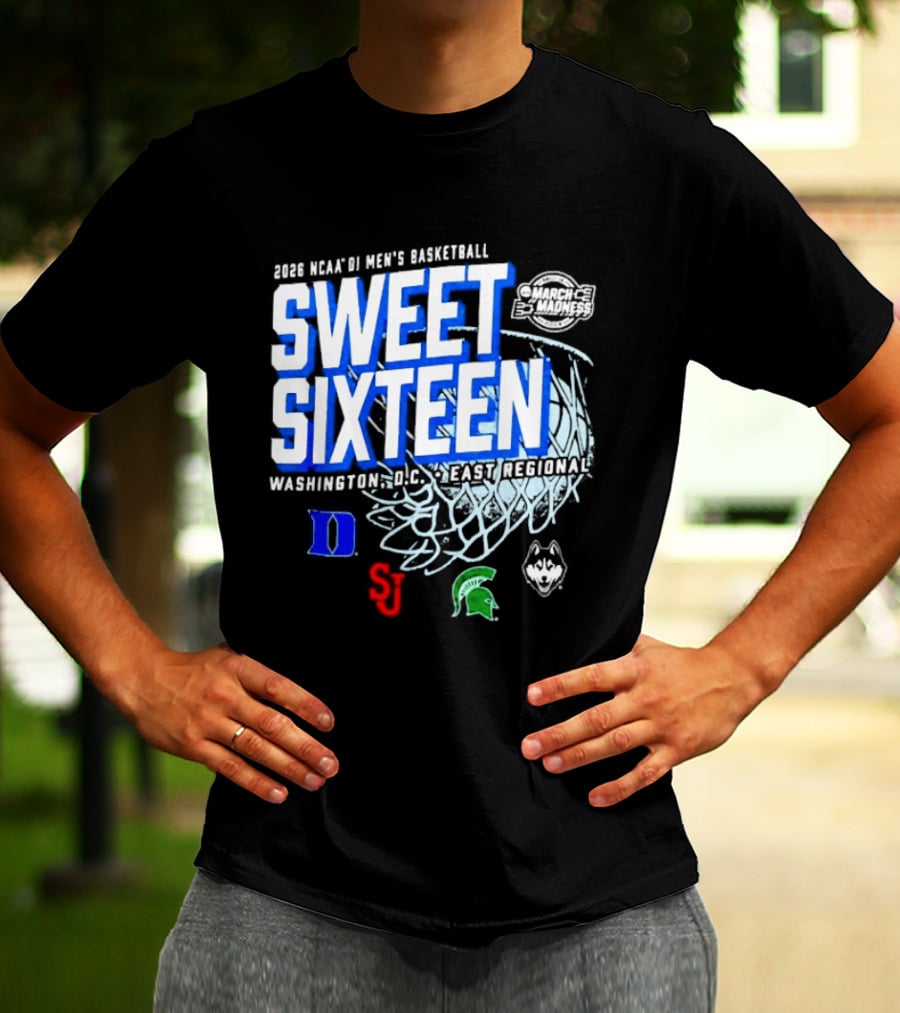 2026 NCAA Men's Basketball Sweet Sixteen Washington DC East Regional March Madness T-Shirt
