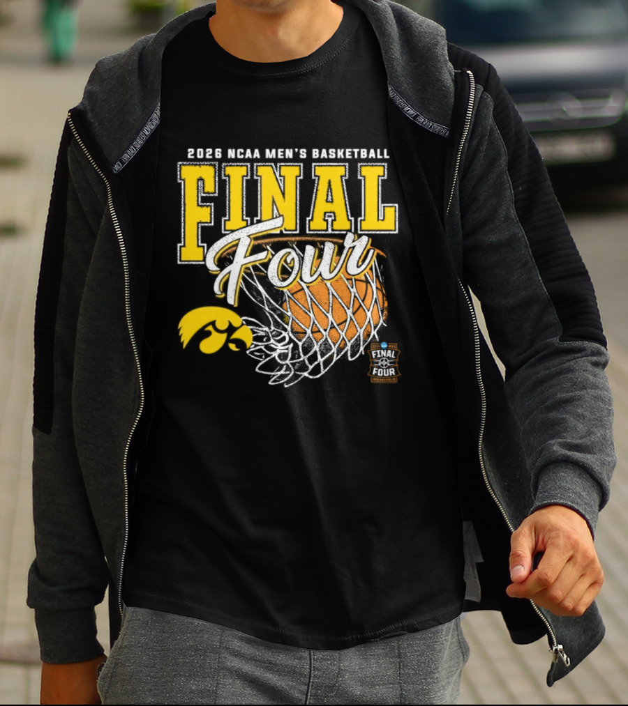 2026 NCAA Men's Basketball Final Four Iowa Hawkeyes Tournament T-Shirt