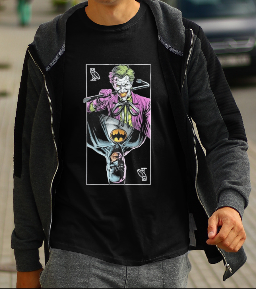 October's Very Own Batman Joker Collaboration Mirror Owls T-Shirt