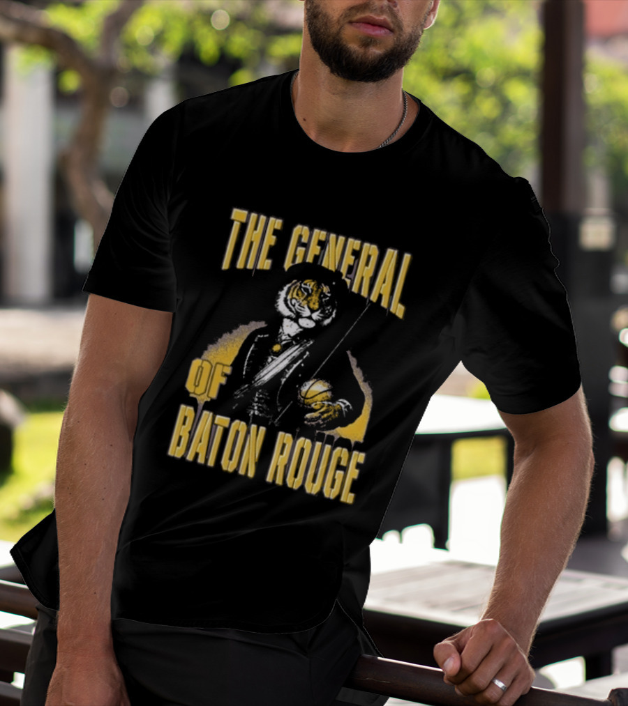 The General Of Baton Rouge Pocket Tiger Conductor Baton Rouge T-Shirt