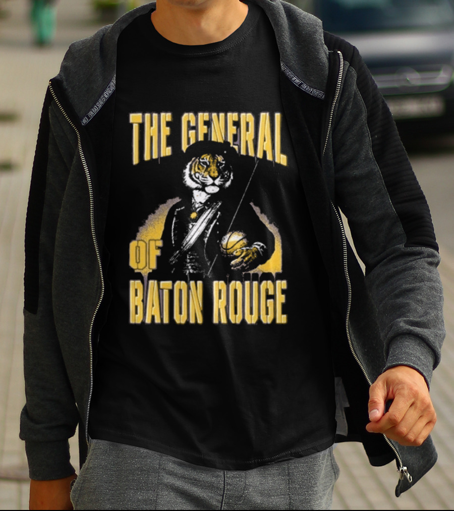 The General Of Baton Rouge Pocket Tiger Conductor Baton Rouge T-Shirt