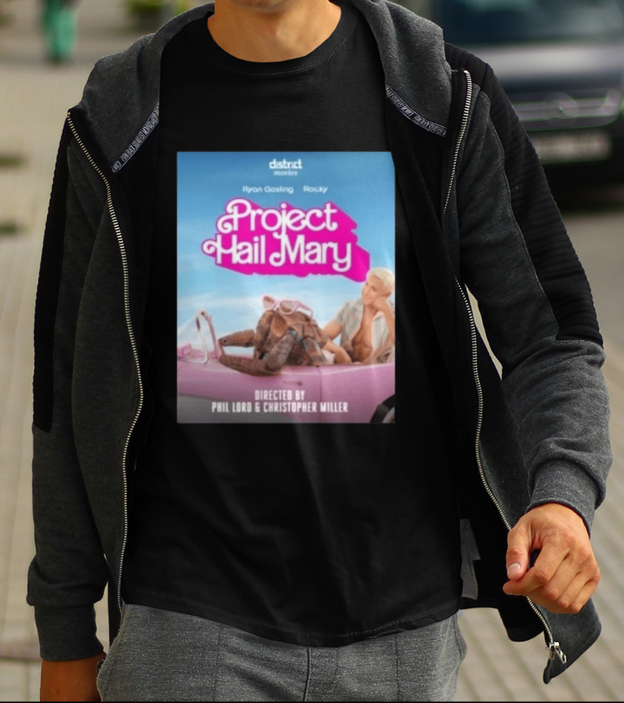 Ryan Gosling Rocky Project Hail Mary Barbie Movie Mashup Directed By Phil Lord Christopher Miller T-Shirt