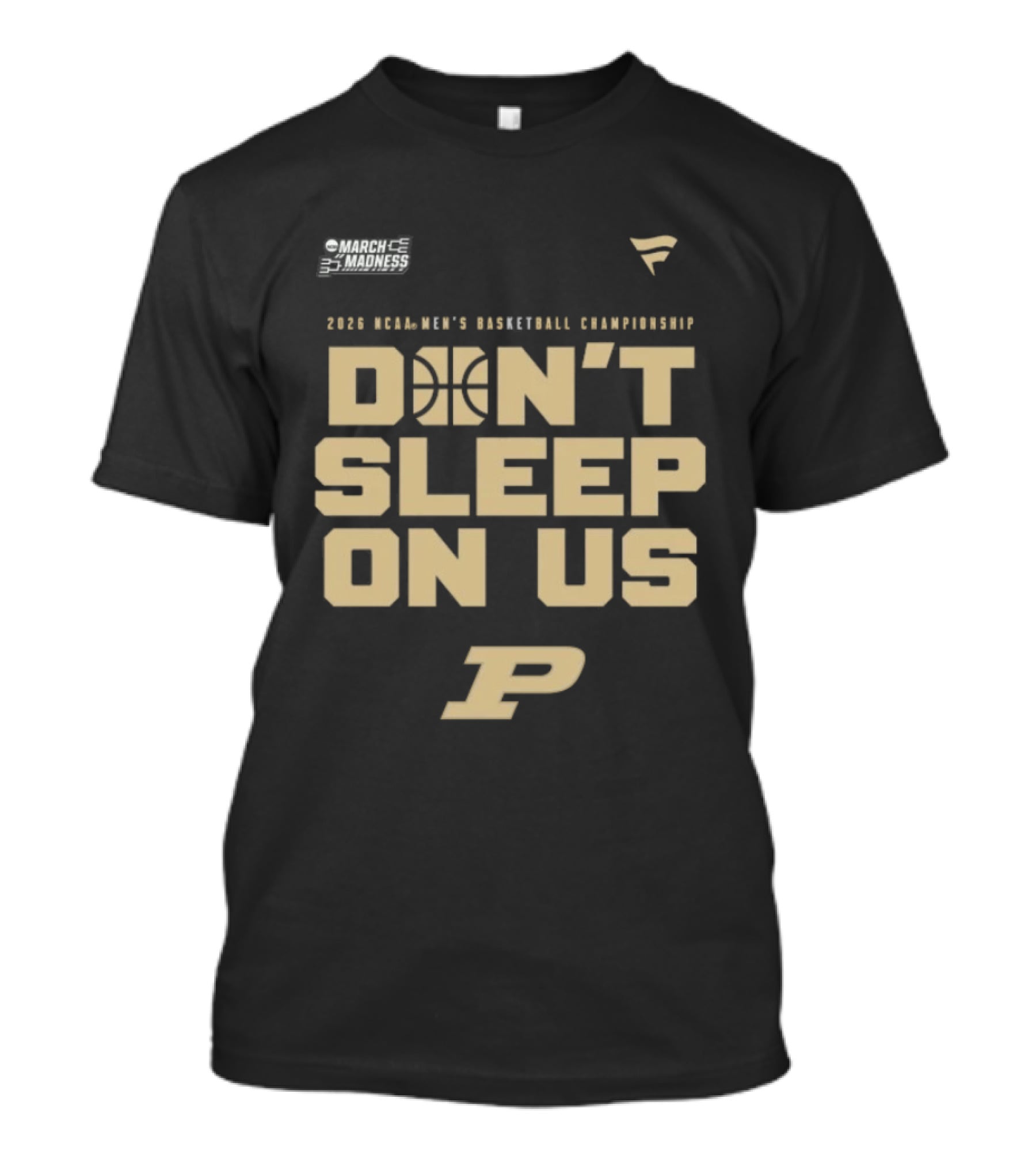 Purdue Boilermakers 2026 NCAA Men's Basketball Championship Don't Sleep On Us T-Shirt
