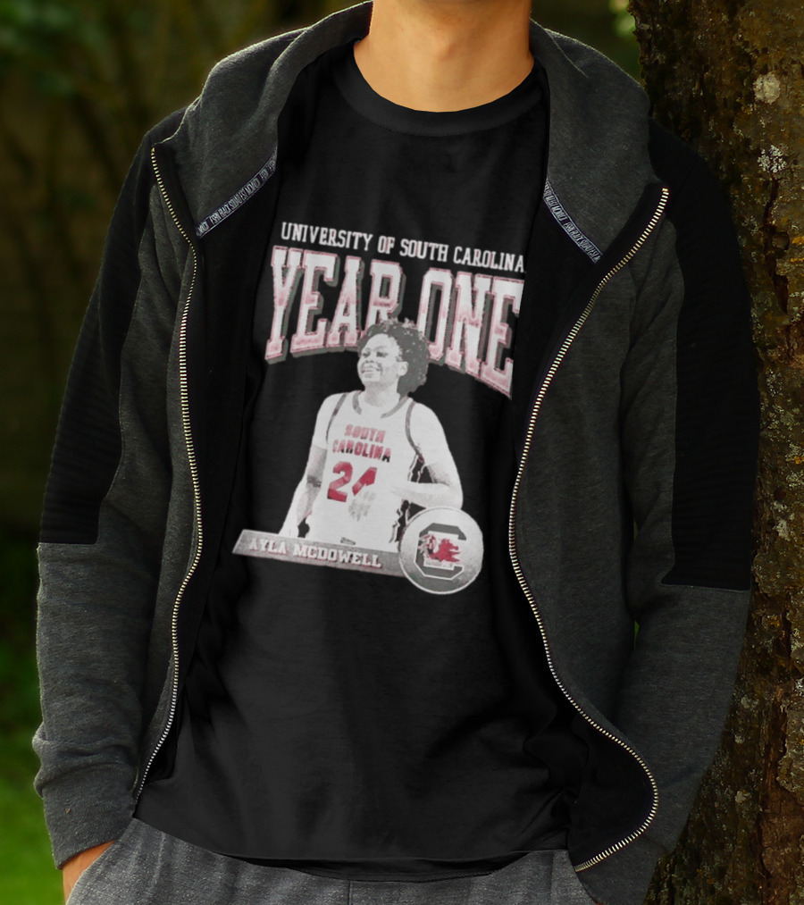 University Of South Carolina Year One Ayla McDowell South Carolina Gamecocks T-Shirt